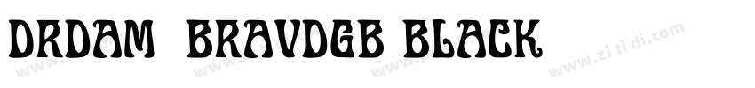 Dream-BraveGB Black字体转换 Dream-BraveGB Black字体转换